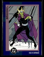 1993 Skybox DC Cosmic Brainiac #133 Foes Of Superman