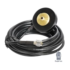 Magnetic NMO Mount Antenna base Mini UHF Plug for Mobile Radio 5M Cable