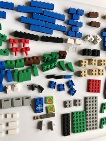 LEGO Star Wars: Watto's Junkyard set 7186, NO MINIFIGS/MANUAL AS-IS 44% complete