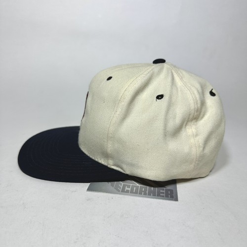Vtg New Era Minnesota Twins SnapBack Hat Cap Plain Logo Natrl Wht Dome Navy Red - Picture 4 of 12