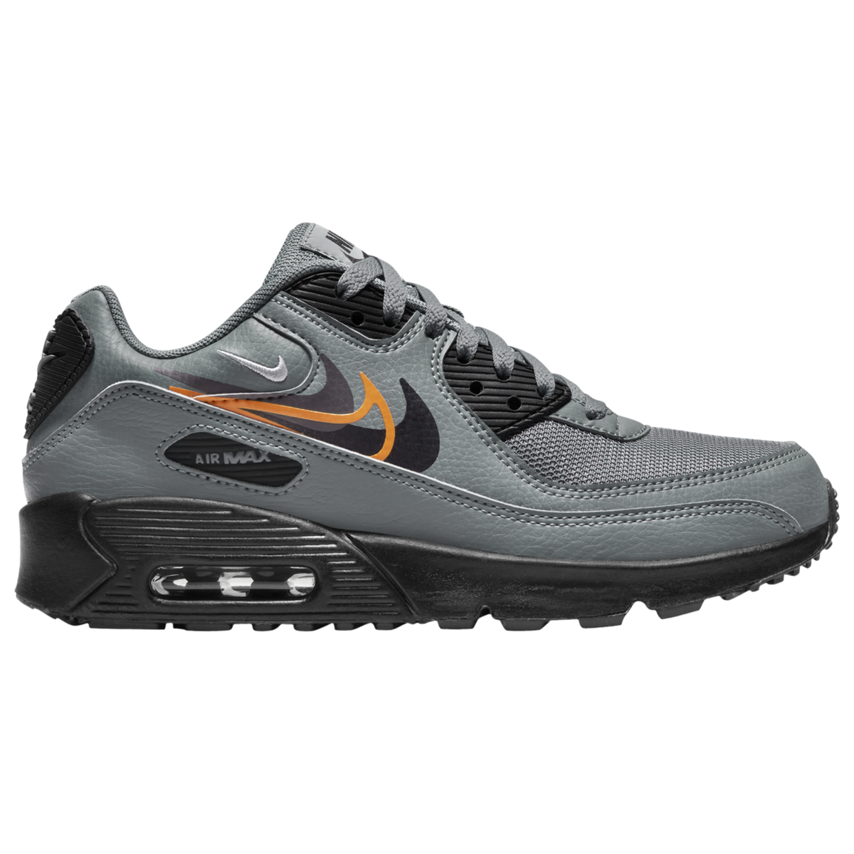 Nike Air Max 90 NN Boys' Grade School Smoke Grey/Black/Brt Nike Air Max 90 NN Boys' Grade School Smoke Grey/Black/Brt