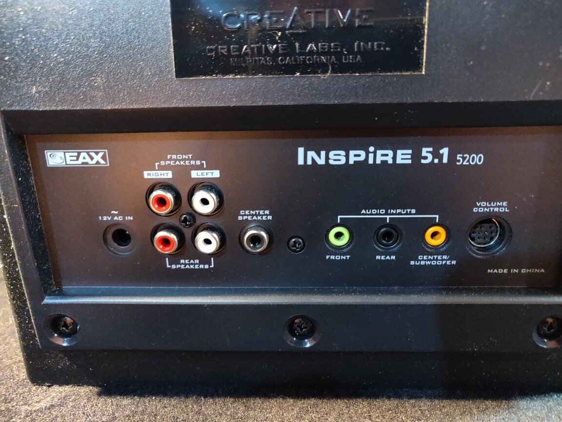 DRIVER: CREATIVE 5.1 INSPIRE 5200 CREATIVE 5.1 INSPIRE 5200 WINDOWS 7 DRIVERS DOWNLOAD (2019)