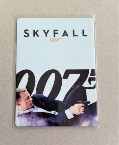 2017 James Bond Archives Final M23 Metal Poster Card Skyfall # 087/100 - Picture 1 of 3
