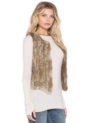 525 AMERICA LUXE RABBIT FUR VEST 
