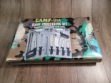 Meyerco 7 Piece Field Dress Kit Game Cleaning Kit Hunting & Carry Case. New.