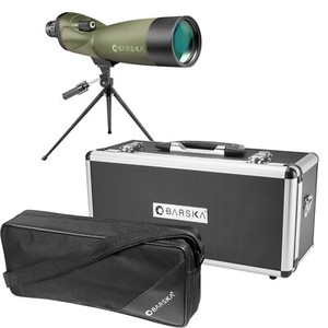 Barska 20-60x60 Blackhawk WP Straight Spotting Scope  w/ Tripod & Case, AD10350