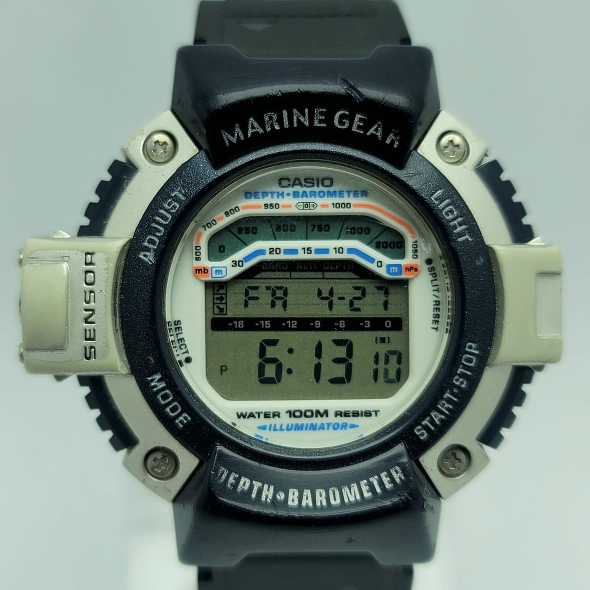 【激レア】CASIO DEPTH METER 腕時計 CASIO - 【激レア】CASIO DEPTH METER イエロー 腕時計の通販 by