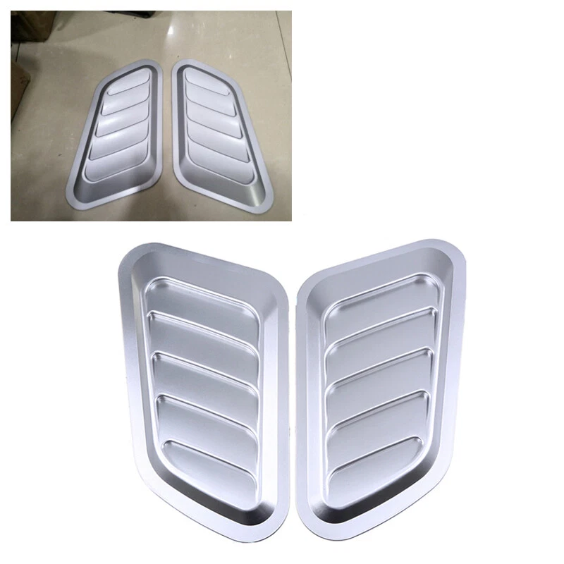 Car Modified Decorative Air Flow Intake Hood Scoop Turbo Bonnet Vent Cover Trims - Image 4 of 4