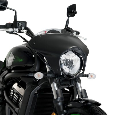 Batwing Windschild Für Kawasaki Vulcan 900 Classic – Schwarze Frontverkleidung Mit Windschutz