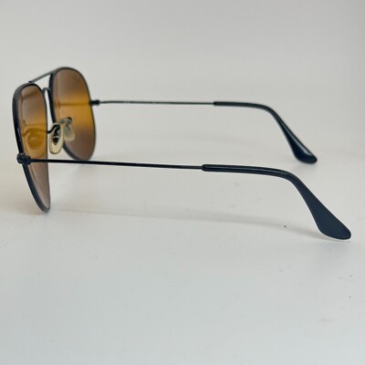 RAY BAN RB3025 002 4f Black Aviator 58 mm Unisex Sunglasses NO