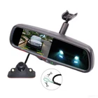OEM Car Rear View Mirror Monitor 4.3"+No1 Mount+CCD Color Reversing Camera Kit