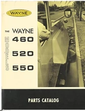 Wayne 460, 520 & 550 Street Sweeper Parts Manual