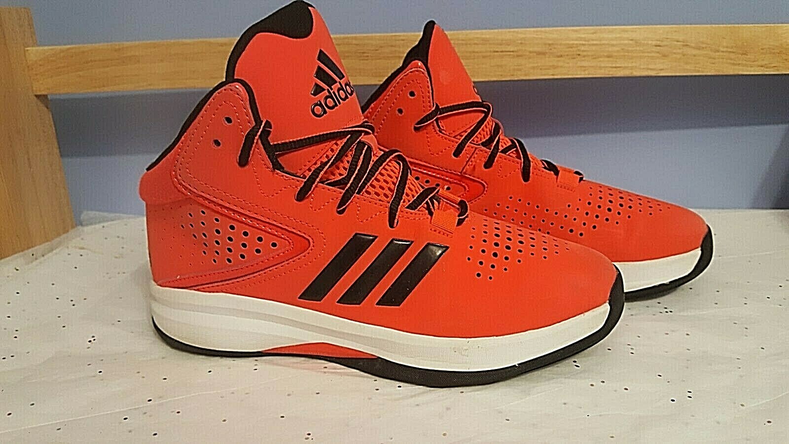 Adidas Men's LVL 029002 Orange Shoes Basketball Athle… - Gem Adidas Men's LVL 029002 Orange Shoes Basketball Athle… - Gem