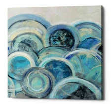 Epic Graffiti "Variation Blue Grey III" by Silvia Vassileva, Giclee Canvas Wall 