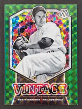 Robin Roberts 2021 Panini Mosaic Vintage Green Baseball Card #6 (NM)
