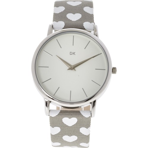 DYRBERG KERN STYLISH GREY HEART PATTERNED LADIES RARE ON TREND WATCH #4 - 第 1/2 張圖片