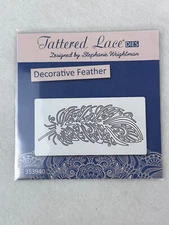 TATTERED LACE by STEPHANIE WEIGHTMAN - DECORATIVE FEATHER - D984 - BRAND NEW