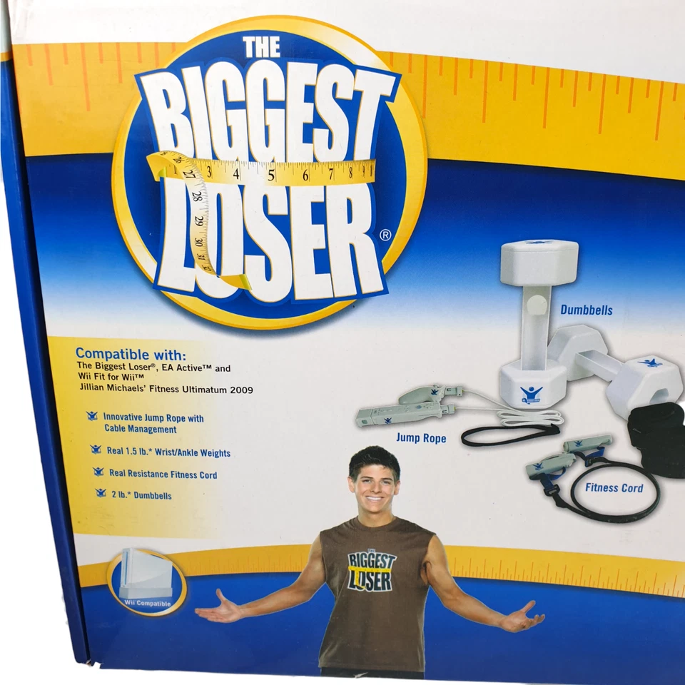 NEW Wii The Biggest Loser Strength Kit for Fit Jillian Michaels Sakar 2009 USA - Image 3 of 4