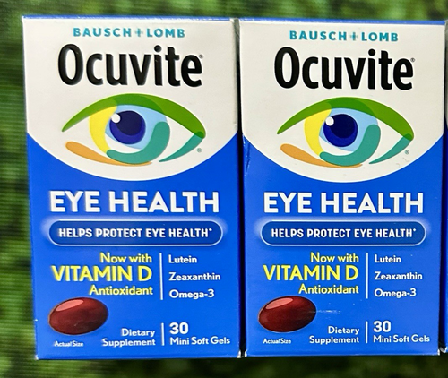 (2) Ocuvite Eye Health Formula Vitamin Mineral Supplement 30 Softgel EXP 04/26