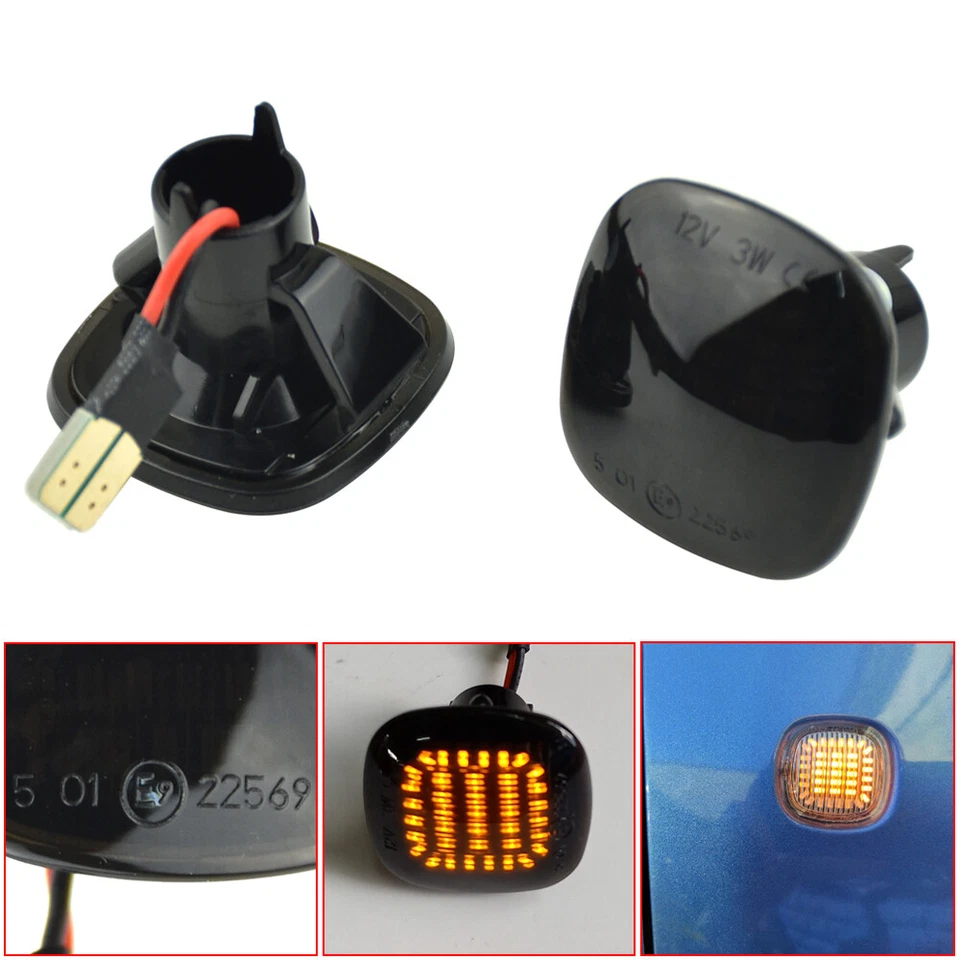 Luz de señal de giro marcador lateral para Seat Cordoba 1999 2000 2001 2002-2003 Foto 2 de 4