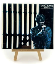 DAVID BOWIE STAGE LIVE 1978 2 CD Set Plastic Slip Cover PROMO Edge Cut