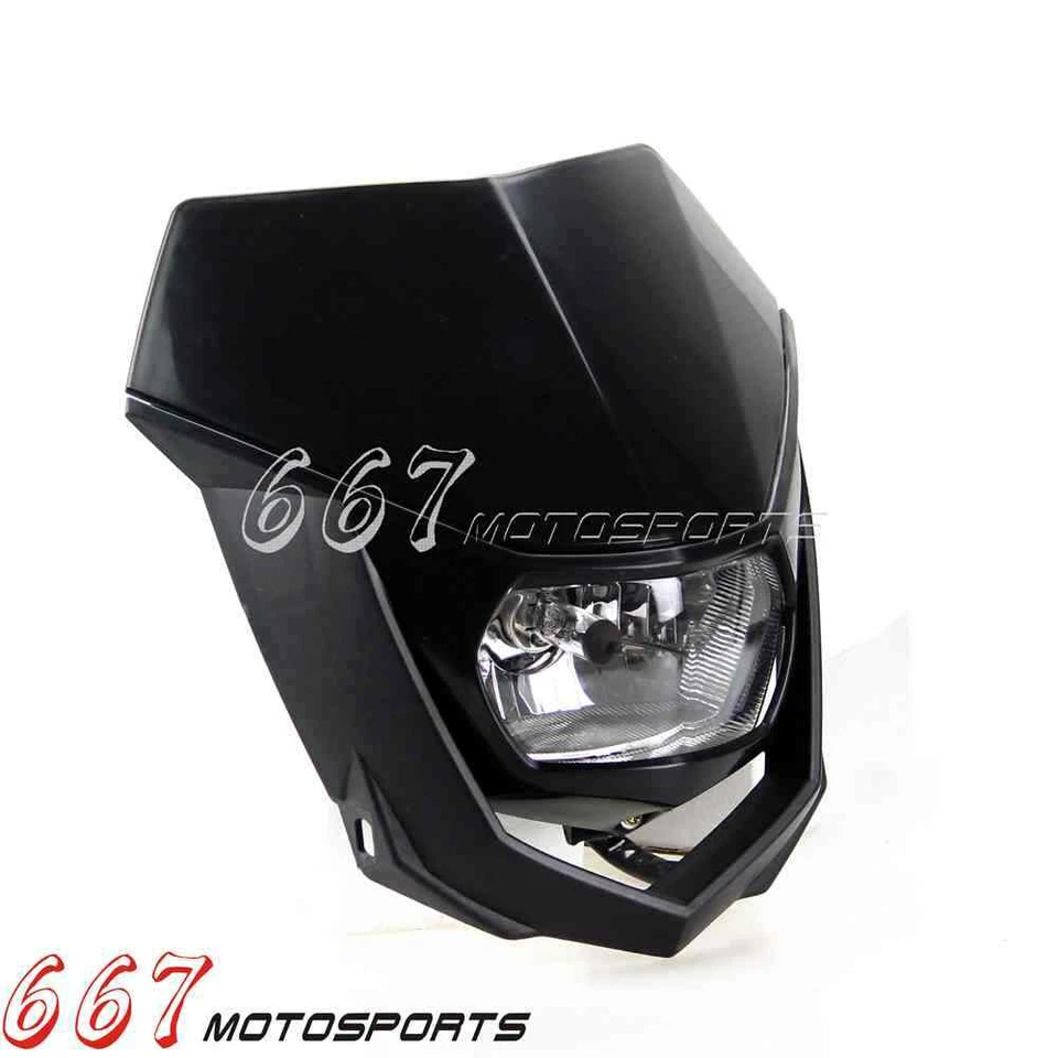 Kit de faros de bicicleta deportiva H4 para Suzuki DR250 DR650S DRZ250 DRZ400E SM Foto 4 de 4