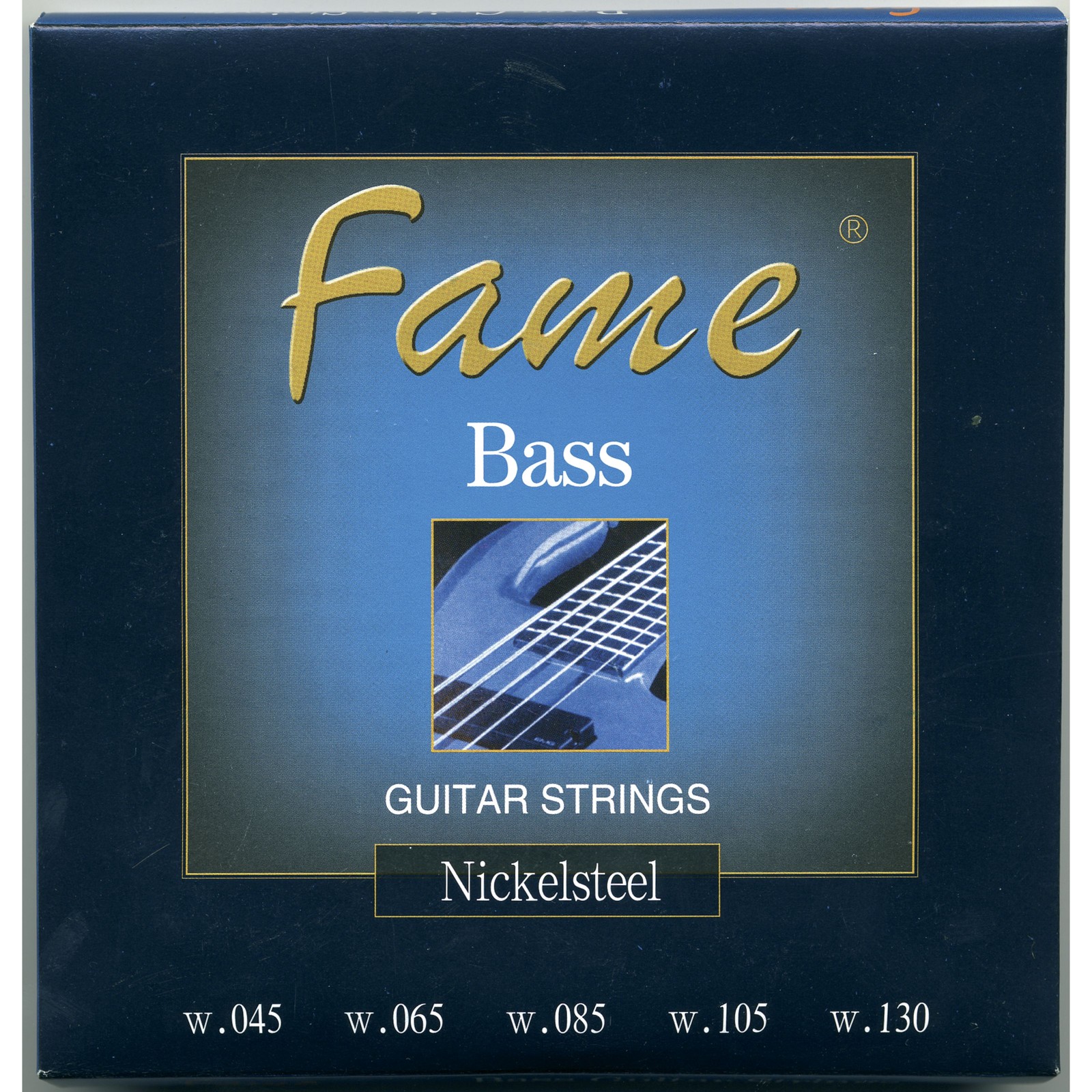 5er Bass Saiten Set 45-130 Из никелированной стали с легкой круглой обвязкой и длинной шкалой