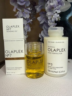 olaplex No 7 Bonding Oil 30ml & No3 Hair Perfector 100ml Bundle