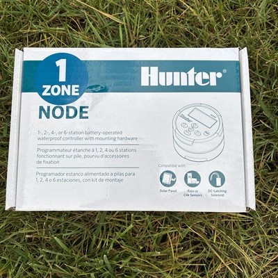 Hunter NODE100 Single-Station Battery Controller With DC-Latching Solenoid