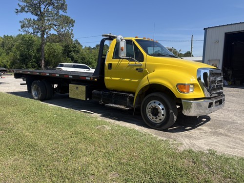 2005 Ford F650 Rollback Wrecker Jerrdan Bed