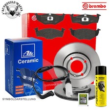 Brembo Bremsensatz + Reiniger Ceramic VORN Ø 286mm BMW 3 E46 Cabriolet Coupe Com