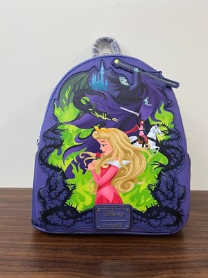 NWT Loungefly Disney Sleeping Beauty Characters Portrait Mini Backpack