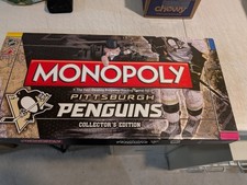 Rare Pittsburgh Penguins monopoly collectors board game
