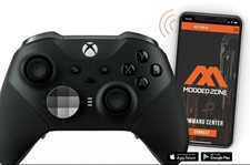 Black XBOX ONE ELITE 2 Series SMART Custom Modded Controller.Mods for FPS. COD