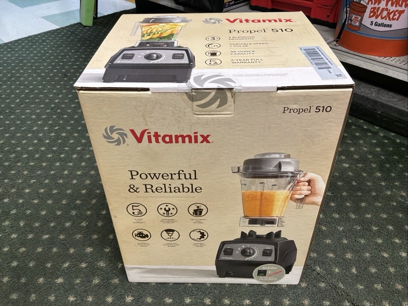 Vitamix Propel Series 510 Blender, 48 oz, Black / Stainless NEW IN BOX