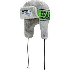 NFL Authentic NWT Seattle Seahawks New Era Sideline Sport Knit Beanie/Trapper