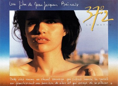 Betty Blue Französisch 1986 kleines Filmplakat Kunstdruck Drama SciFi Textur Interieur
