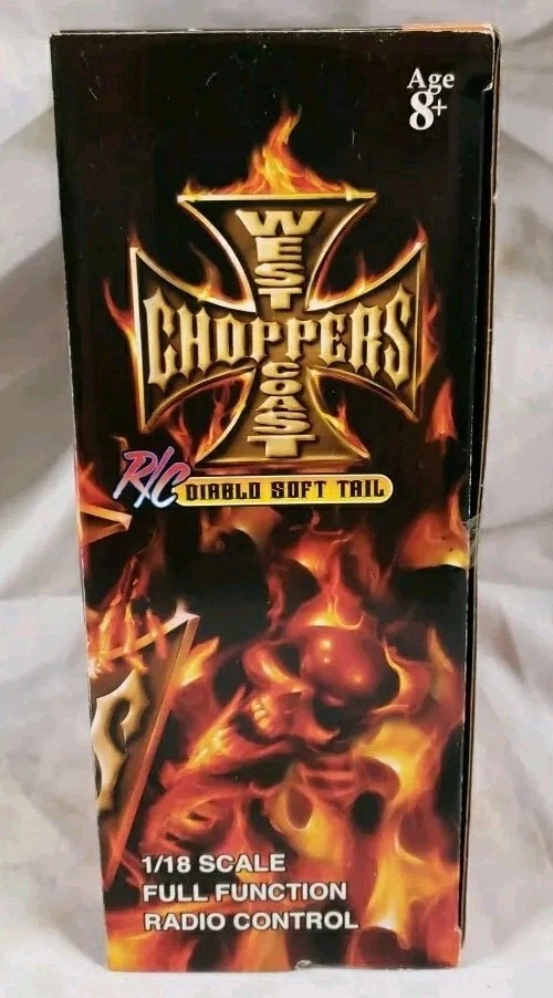 R/C Diablo Soft Tail, 2007, Jesse James, 27 Mhz, West Coast Choppers, 1:18 - Image 2 of 4
