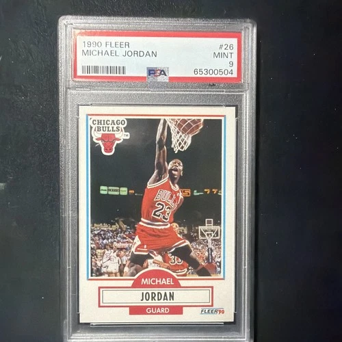 1990 Fleer #26 Michael Jordan PSA 9 (1367) MINT!  Iconic Card, Gorgeous!
