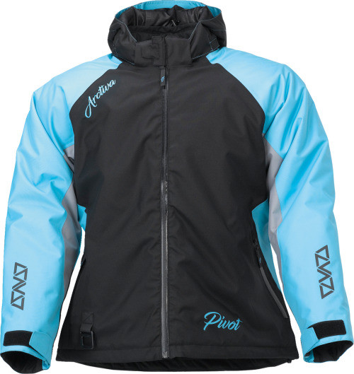 【保証書付】 Pivot Women's Arctiva 5 3121-0801 Black 2XL Jacket Hooded スノーモービル