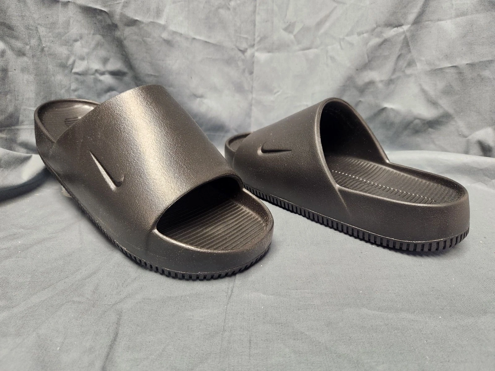 Nike Calm Slide Triple Black FD4116 001 Men's Size 8 NEW w/TAGS NO BOX!