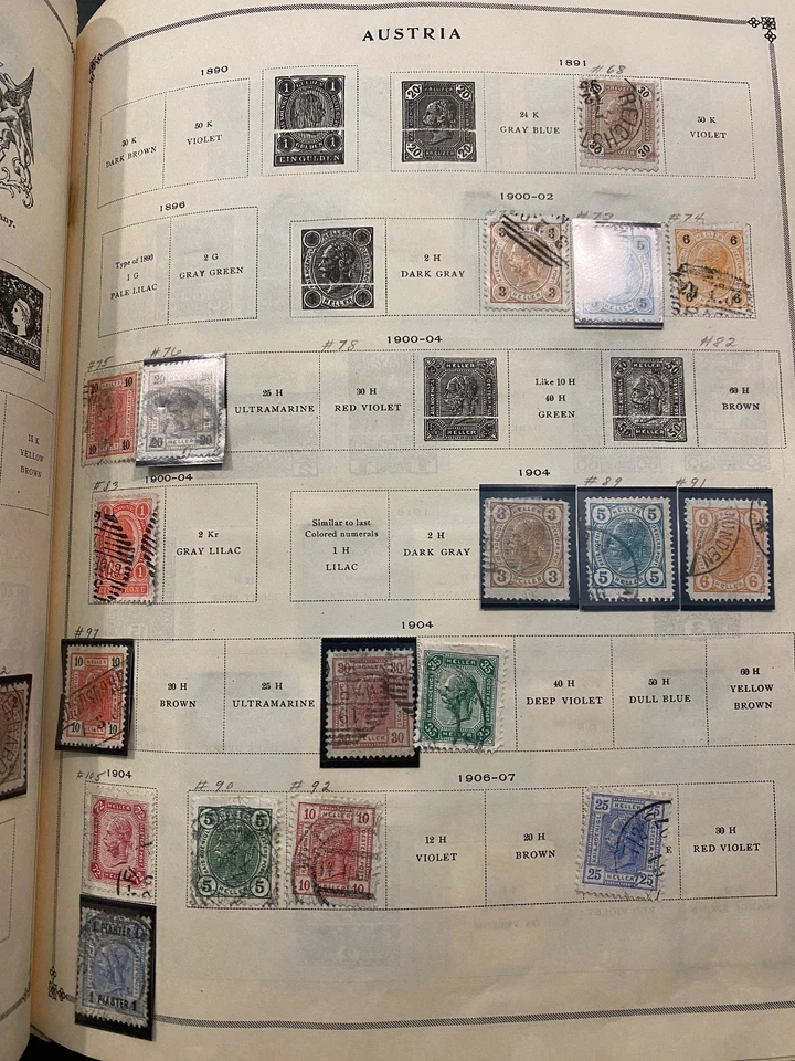 Worldwide Stamps Abu-Brunei Scott International Album M&U Read Desc L-1628 - Image 3 of 4