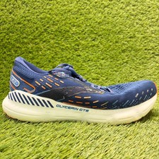 Brooks Glycerin GTS 20 Mens Size 11EE Blue Orange Running Walking Shoes Sneakers