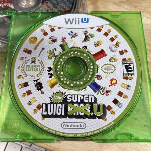 New Super Luigi U (Nintendo Wii U, 2013) Disc Only Tested Working