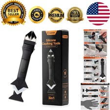 Versatile Silicone Caulking Tool - Your Essential 3-in-1 Sealant Finisher
