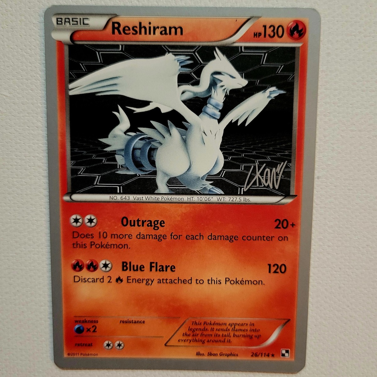 pokemon world championships 2011 cards value Reshiram - 2011 (David Cohen) 26/114 World Championship Decks Regular