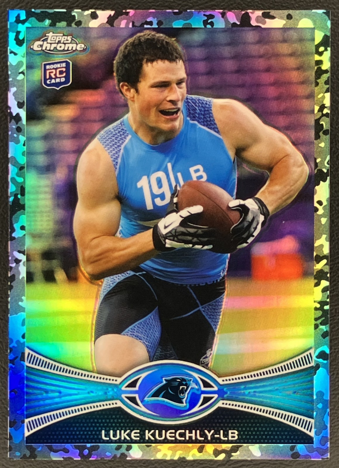 Luke Kuechly 2012 Topps Chrome Camo Refractors #45 RC /499