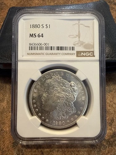 1880 S Morgan Silver Dollar NGC MS64 Freshly Graded!