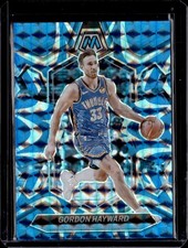 2023-24 Panini Mosaic #13 Gordon Hayward Reactive Blue