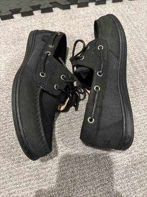 Sperry Women's Koifish Boat Shoes Black Sts96863 Size 10 Medium